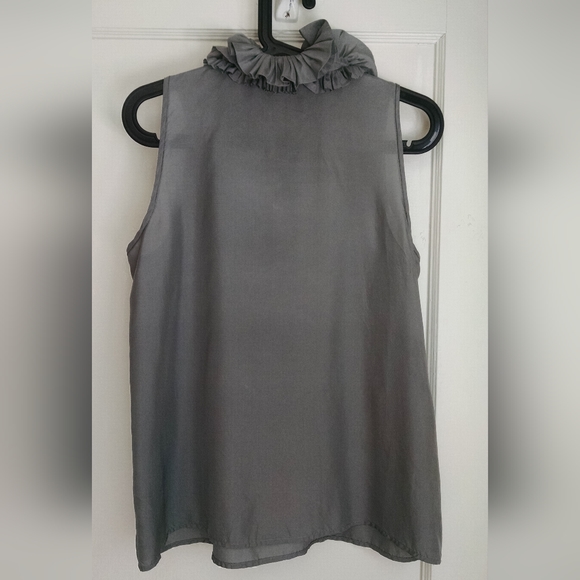 J.Crew Silk Ruffle Blouse - Picture 3 of 4